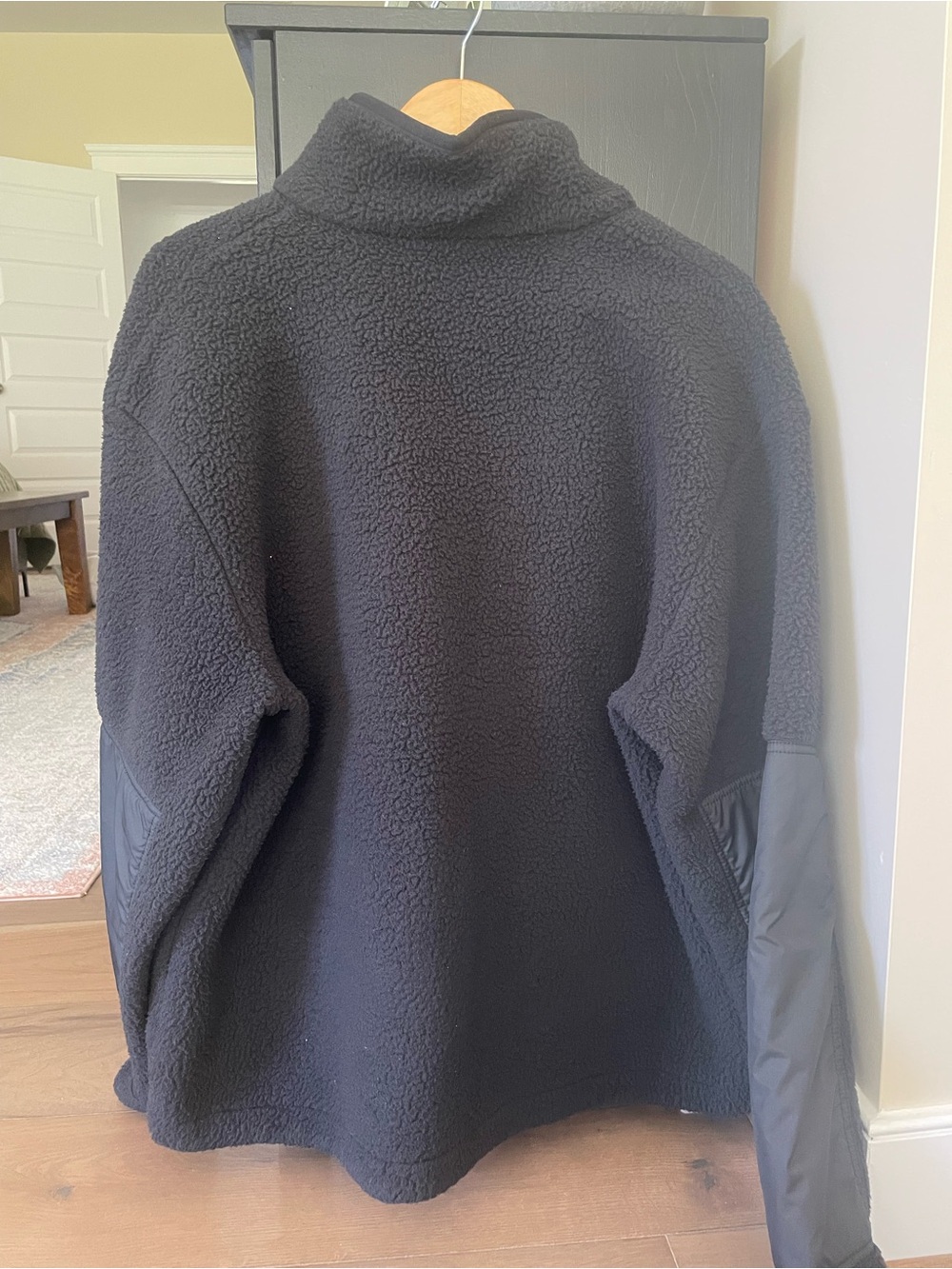 Nike Sportswear Sport Essentials+ Recycled Fleece Jacket, black, large - Picture 7 of 8